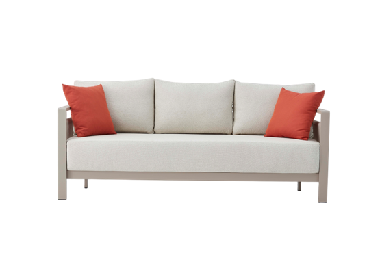 Erinöz Venedik Bahçe Balkon Üçlü Koltuk - Kum Rengi