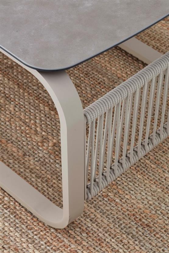 Erinöz Venedik Seramik Sehpa - Kum Rengi