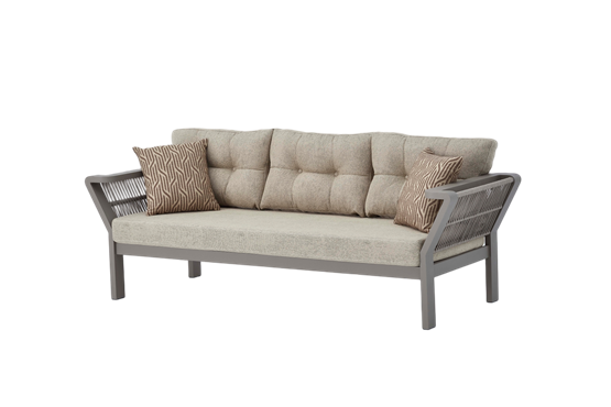 Erinöz Vicenza Bahçe Balkon Üçlü Koltuk