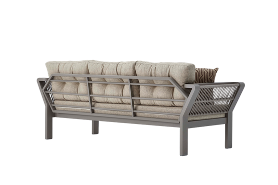 Erinöz Vicenza Bahçe Balkon Üçlü Koltuk