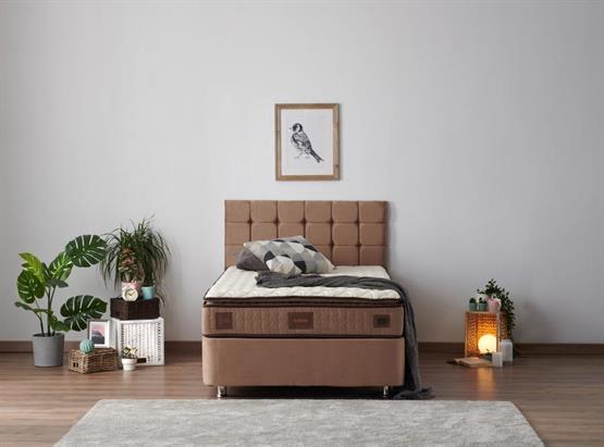 W.Cotton 120x200 Tek Kişilik Pedli Yatak Full Ortopedik Yaylı Yatak