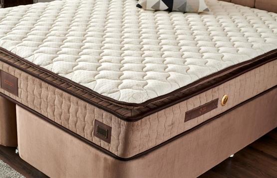 W.Cotton 140x190 Çift Kişilik Pedli Yatak Full Ortopedik Yaylı Yatak