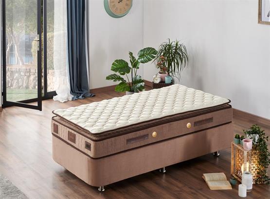 W.Cotton 80x180 Tek Kişilik Pedli Yatak Full Ortopedik Yaylı Yatak