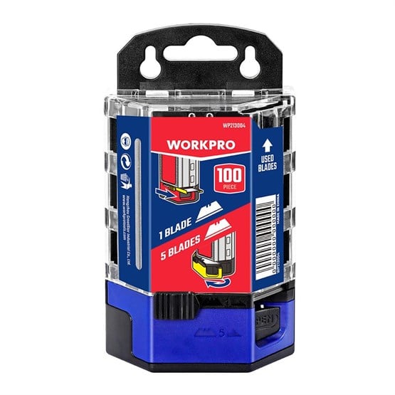 WORKPRO WP213004 100Lü Rötuş Maket Bıçağı Yedeği