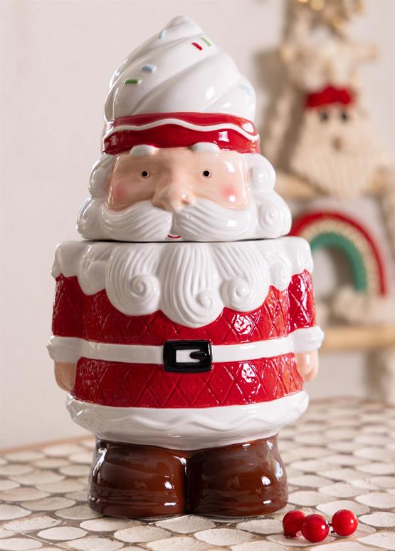 The Mia Yılbaşı Kurabiye Kavanozu 16x15x28 cm