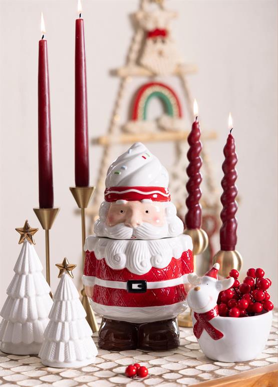 The Mia Yılbaşı Kurabiye Kavanozu 16x15x28 cm