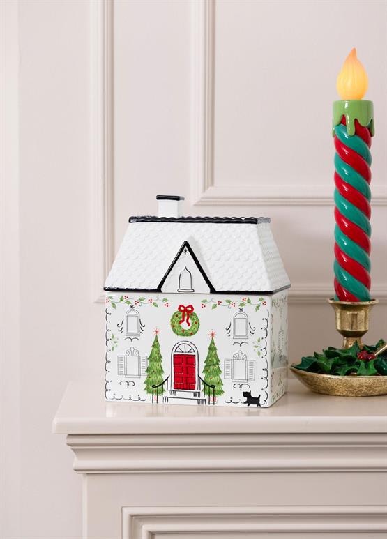 The Mia Yılbaşı Kurabiye Kavanozu 21x15x25 cm