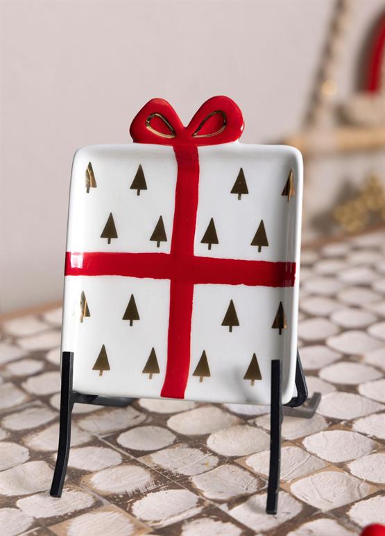 The Mia Yılbaşı Servis Tabağı 13x11 cm