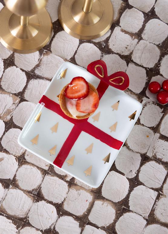 The Mia Yılbaşı Servis Tabağı 13x11 cm