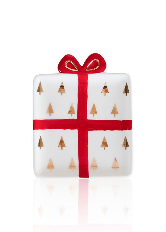 The Mia Yılbaşı Servis Tabağı 13x11 cm