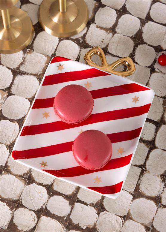 The Mia Yılbaşı Servis Tabağı 17x14 cm