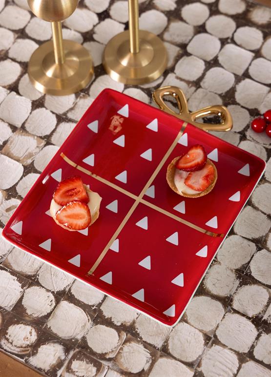 The Mia Yılbaşı Servis Tabağı 22x17 cm