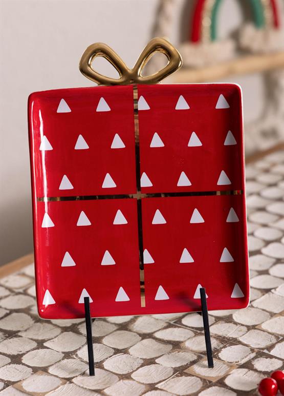 The Mia Yılbaşı Servis Tabağı 22x17 cm