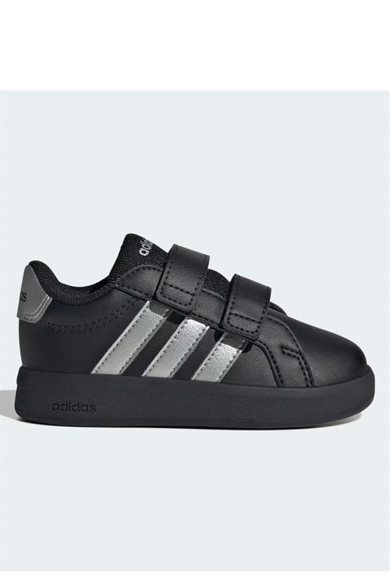 Adıdas Kı7188 Grand Court 3.0 Cf I 10.0009 Cblack/Sılvmt/Cblack Erkek Bebek Spor Ayakkabı