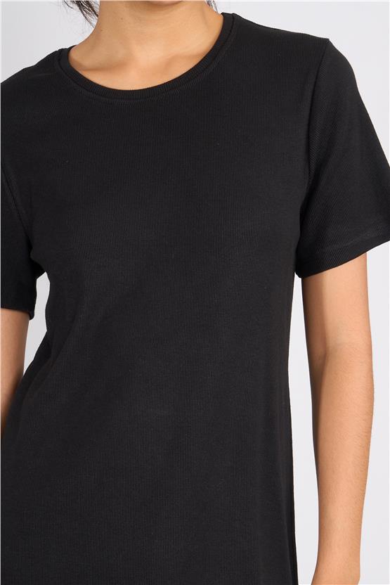 Aksoy Y25 600-06 Sıyah Kadın Kaskorse Elbıse