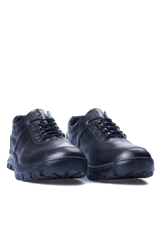 Ali Usta 12 Siyah Erkek Deri Casual Ayakkabı