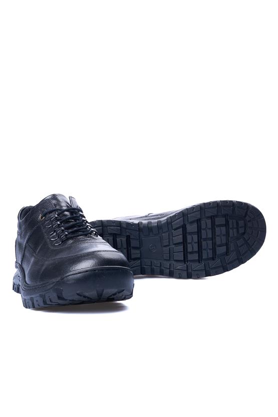 Ali Usta 12 Siyah Erkek Deri Casual Ayakkabı