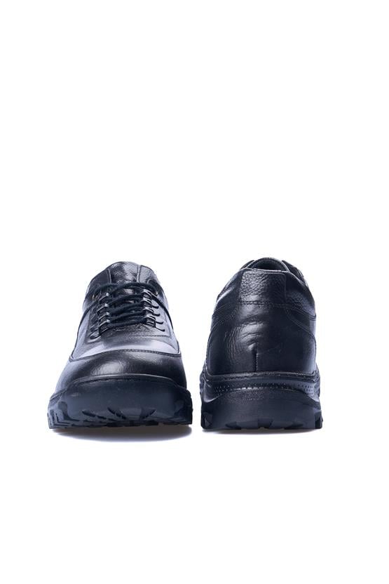 Ali Usta 12 Siyah Erkek Deri Casual Ayakkabı