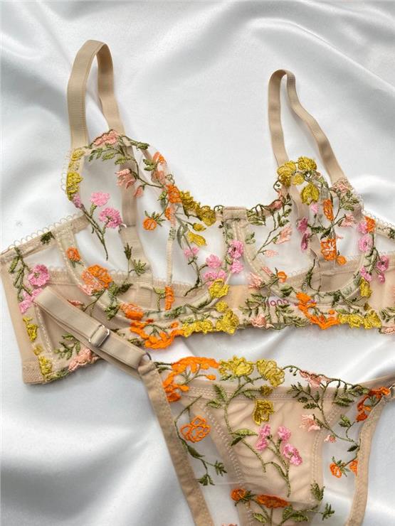 Arona A-133 Sarı Bayan Sütyen Takım