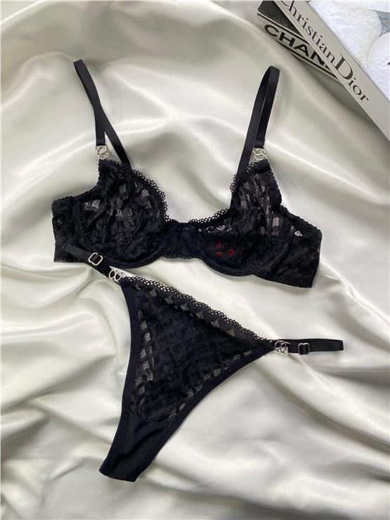 Arona A-160 Siyah Bayan Sütyen Takım