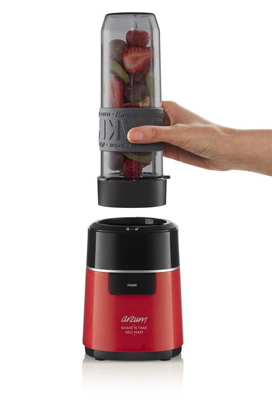 Arzum AR1174-K ShakeN Take Neo Maxı Sürahi Blender Kımızı