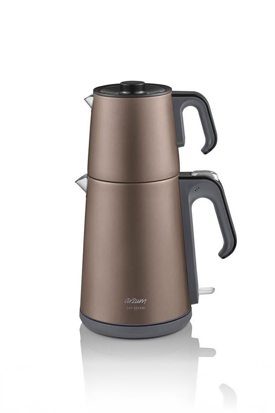 Arzum AR3080-T Çay Sefası Toprak 1650 W Çelik Çay Makinesi