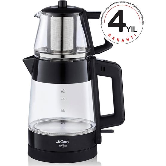 Arzum AR3136 Teamond Çay Makinesi - Siyah