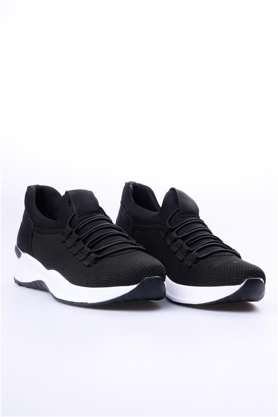 Ayakdaş 5621 606 Siyah Beyaz Taban Kadın Ayakkabı