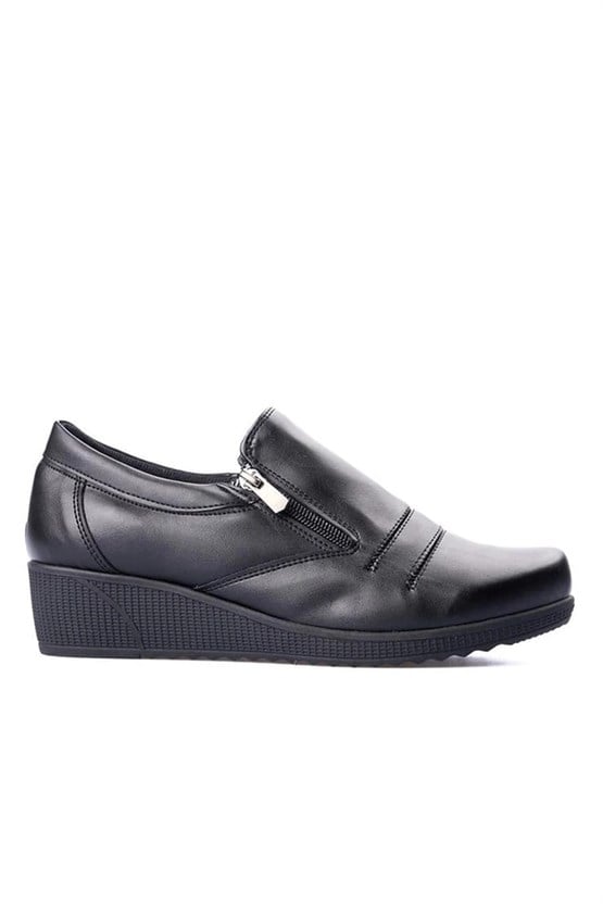 Ayakdaş Ayk03 644 Siyah Kadın Comfort Ayakkabı