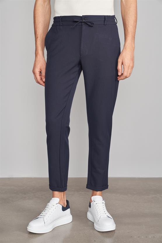 Barrichello Lacivert Erkek Jogger (İpli) Bolivya Polyviskon Pantolon