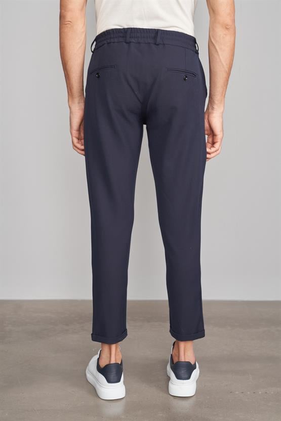 Barrichello Lacivert Erkek Jogger (İpli) Bolivya Polyviskon Pantolon