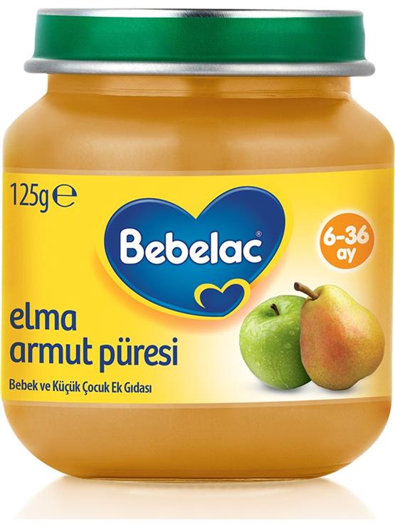 Bebelac 125 Gr  Elma/Armut Püresi