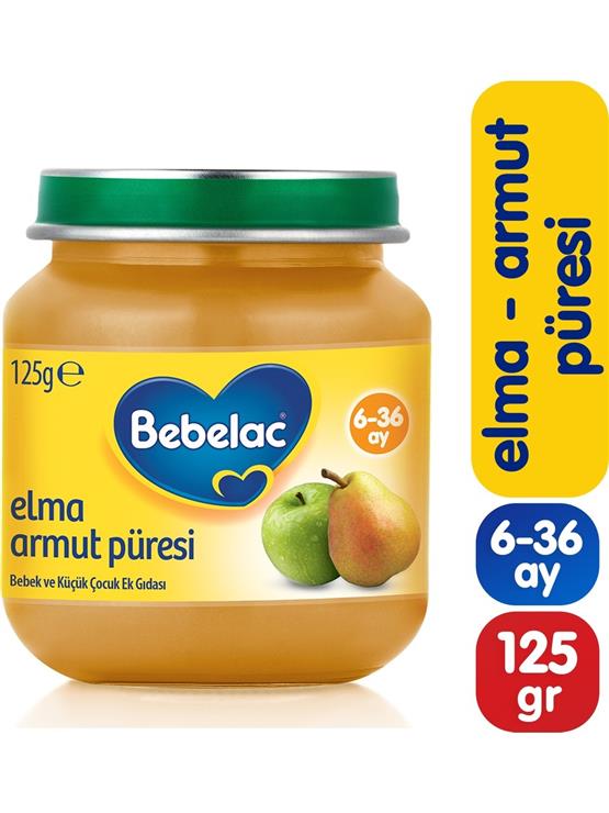 Bebelac 125 Gr  Elma/Armut Püresi
