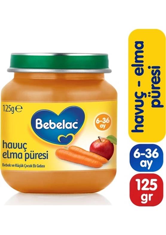 Bebelac 125Gr Havuç Elma Kavonoz