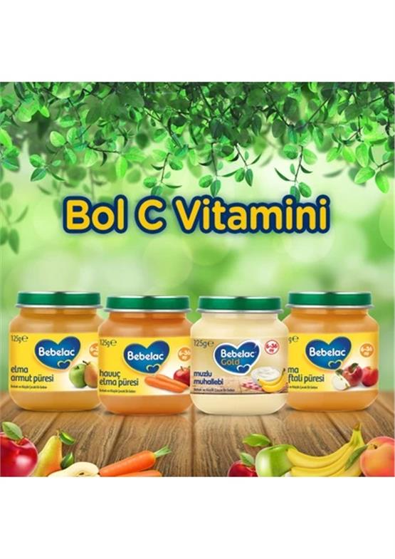 Bebelac 125Gr Havuç Elma Kavonoz