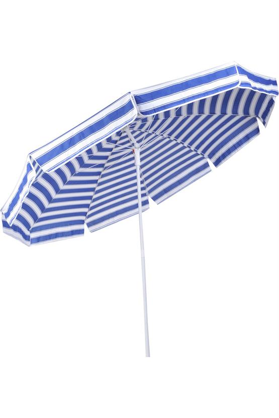 Belde Şemsiye Mavi-Beyaz Akrilik Ø200 - 8714