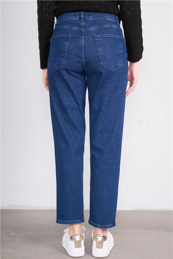 Bıg Lesson K26 6103 Acık Mavı Kadın Klasık Kot Pantolon 38-46