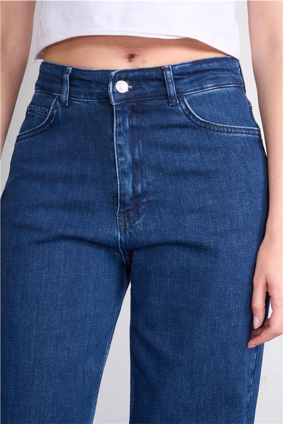 Bıg Lesson K26 6103 Acık Mavı Kadın Klasık Kot Pantolon 38-46