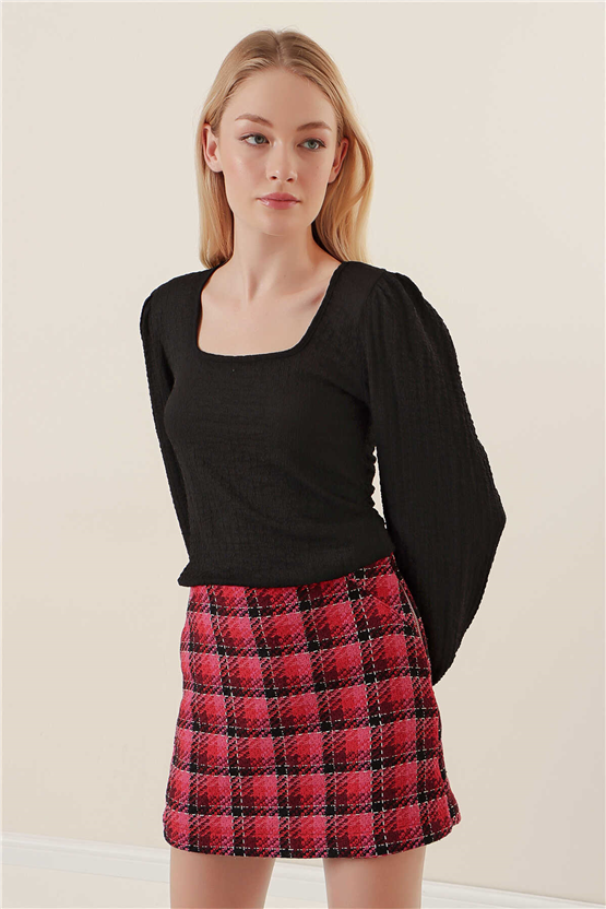 Bigdart 0442 Siyah Kadın Bluz