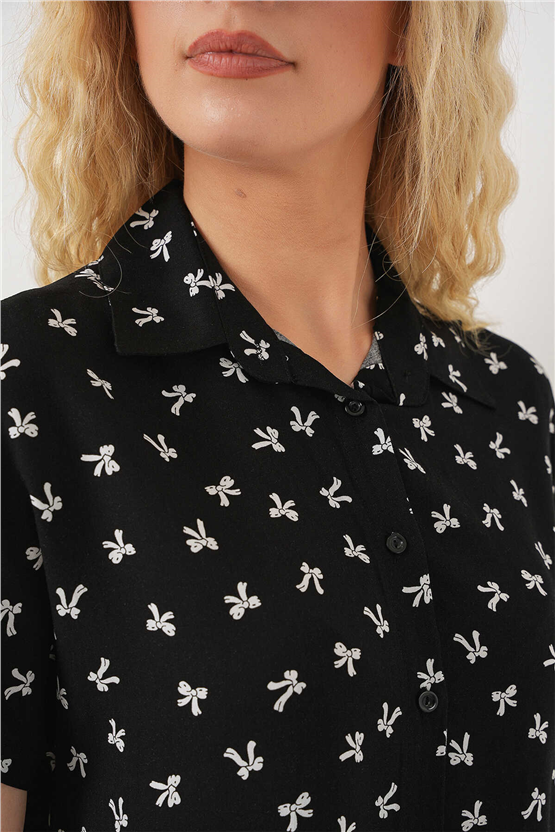 Bigdart 20310 Siyah Kadın Gömlek