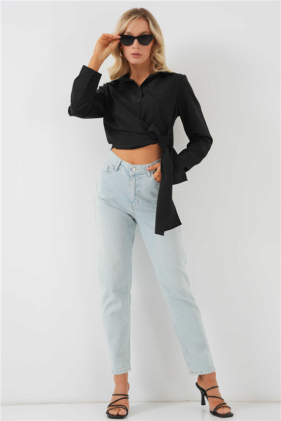 Bigdart 20325 Siyah Kadın Gömlek