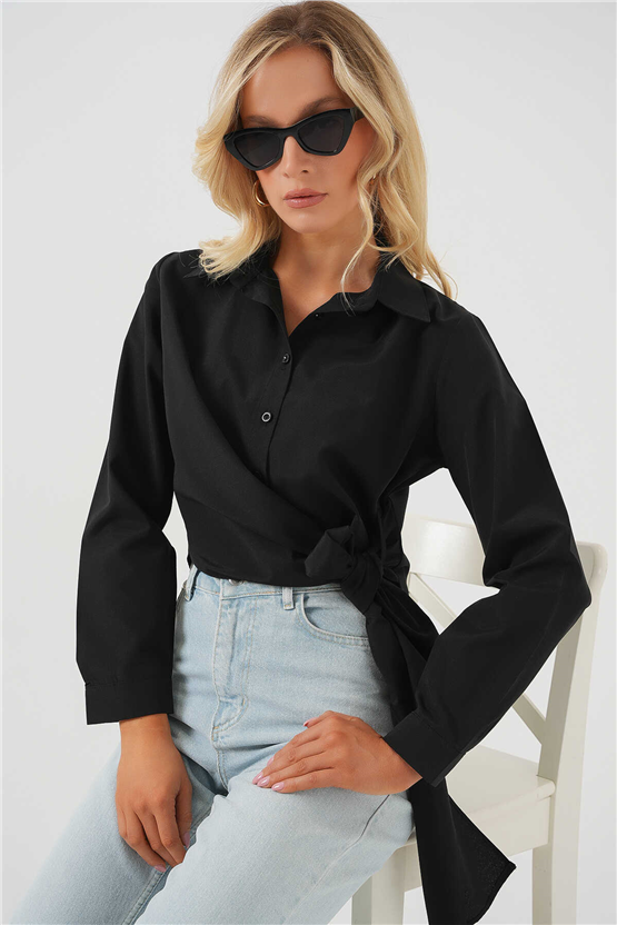 Bigdart 20325 Siyah Kadın Gömlek
