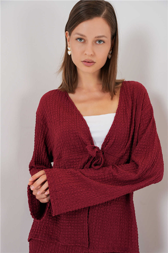 Bigdart 30052 Bordo Kadın İkili Takım 36-42