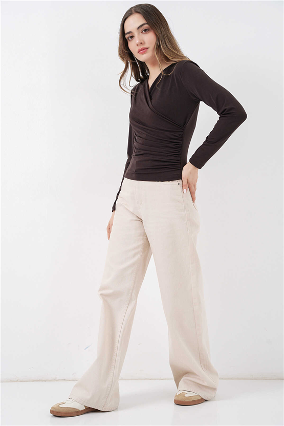 Bigdart 939 Kahve Kadın Bluz