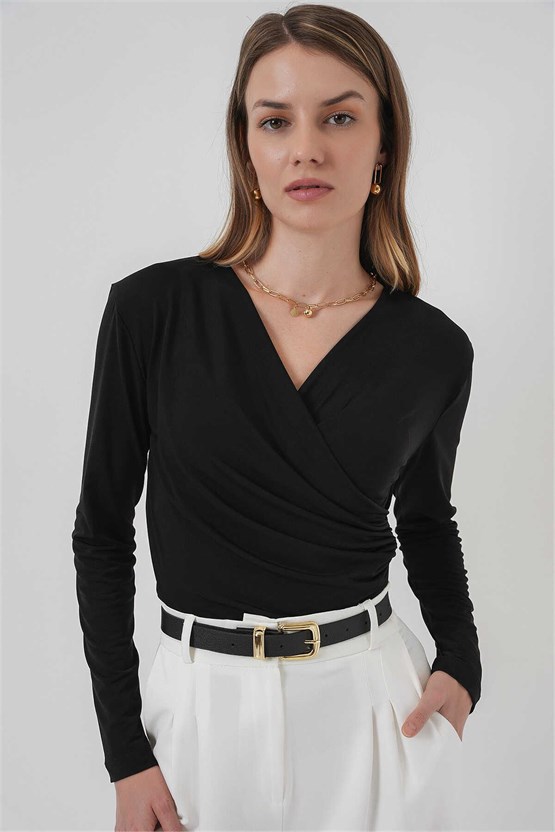 Bigdart 939 Siyah Kadın Bluz