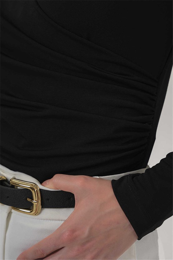 Bigdart 939 Siyah Kadın Bluz