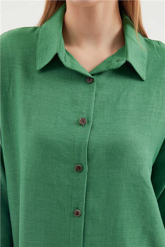 Bıgdart Y25 6622 Y.Zumrut Keten Ikılı Takım