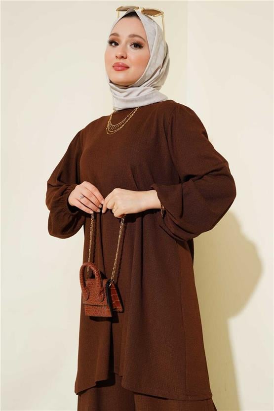 Bıgdart Y25 6663 Kahve Kadın Ikılı Takım