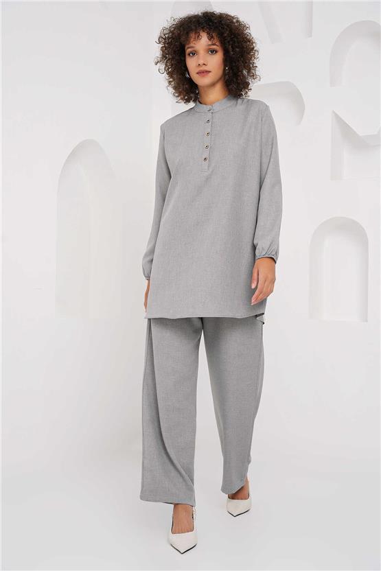 Bıgdart Y25 6678 Grı Kadın Ikılı Takım