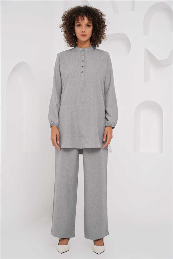 Bıgdart Y25 6678 Grı Kadın Ikılı Takım